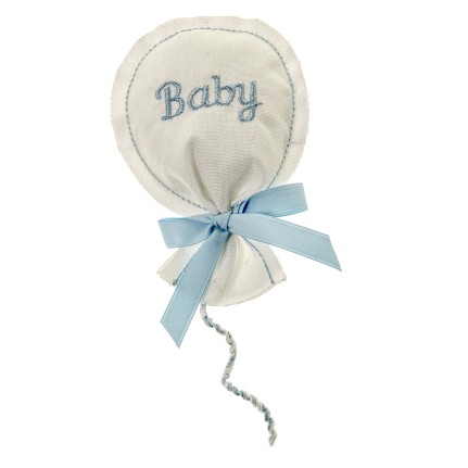 Palloncino porta confetti baby azzurro