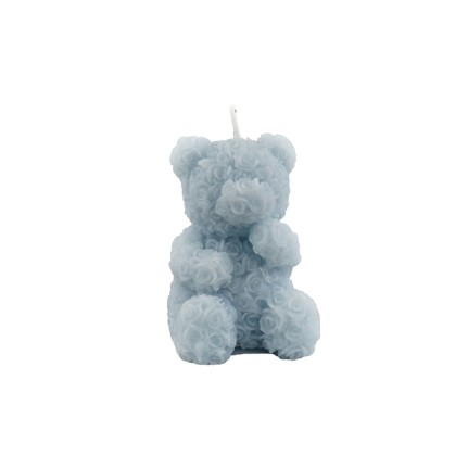 Candela orsetto teddy azzurra