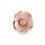Fiore rosa cipria 30 mm
