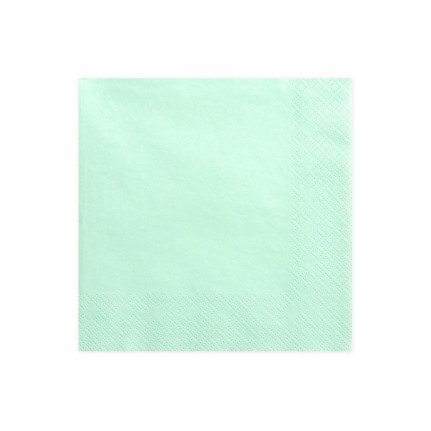 Tovaglioli di carta Verde Menta 33x33