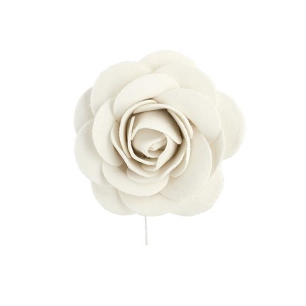 Rosa soft bianca 7 cm