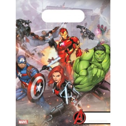 Borsa da festa Avengers - pezzi 6