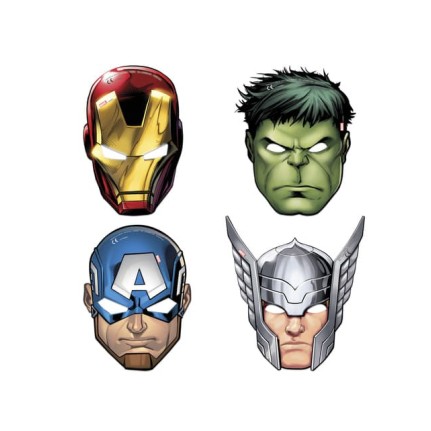 Maschera Avengers - 6 pezzi