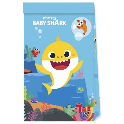 Borsa da festa Baby Shark - pezzi 4