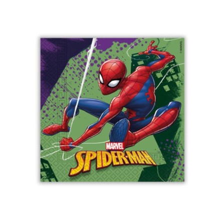 Tovaglioli di carta Spiderman - 20 pezzi