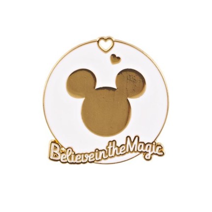 Magnete Mickey oro e bianco