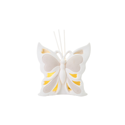 Profumatore Farfalla bicolore opaca con led