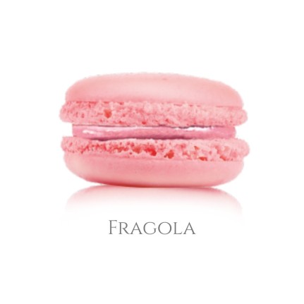 Macarons Rosa scuro  al gusto Fragola - Cf 6 pezzi