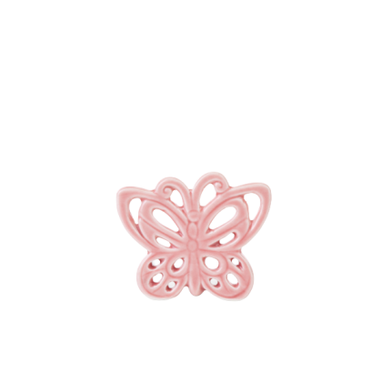 Farfalla Rosa in porcellana - New 2022