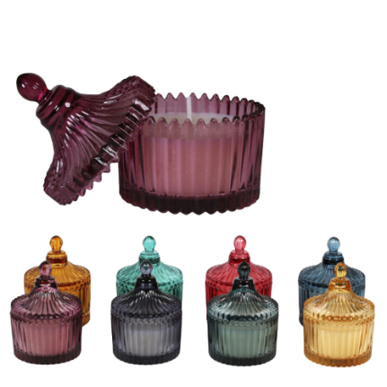 Bomboniera candela profumata - 8 colori assortiti